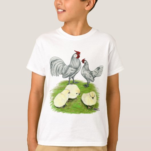 T-shirt Rosecomb Bantams et Chicks (Devant)