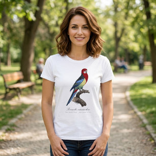 T-shirt Rosella orientale ou Perruche à tête pâle