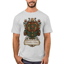 T-shirt Rosemaling norvégien intemporel : un hérit