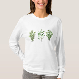 T-shirt Rosemary Herbes de Sage de thym Verdure Plantes ru