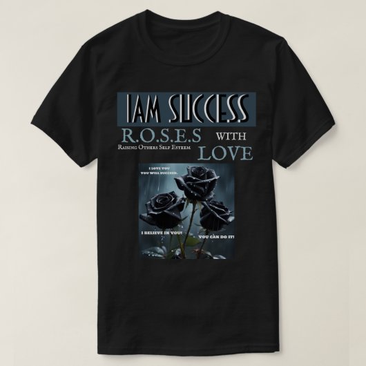 T-SHIRT ROSES AMOUREUX (Design devant)