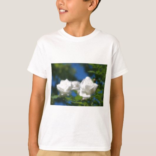 T-shirt Roses blanches (Devant)