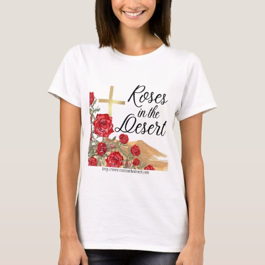 T-shirt Roses dans le désert (Devant)