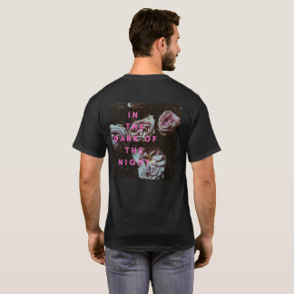T-Shirt Roses Dans les Ténèbres de la Nuit