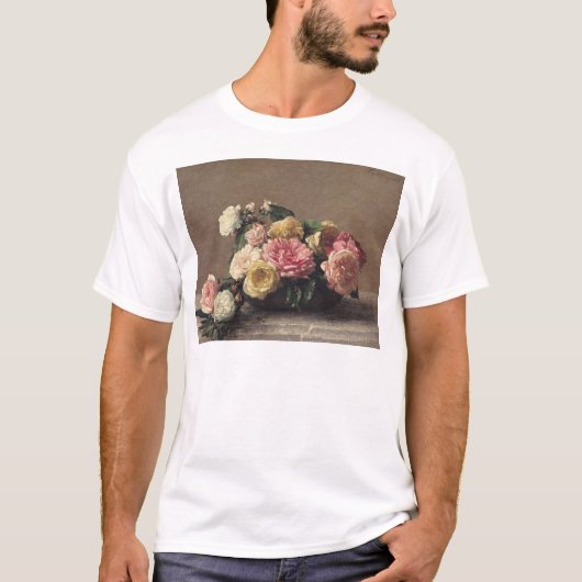 T-shirt Roses dans un plat, 1882 (Devant)