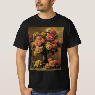 T-shirt Roses dans un vase par Pierre Renoir, Beaux-arts a