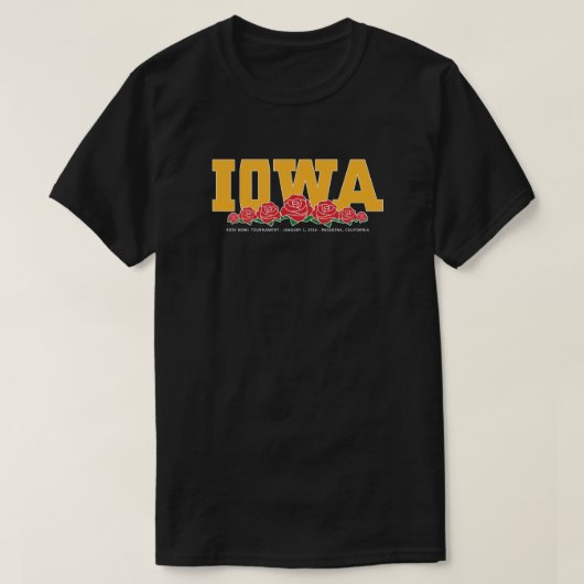 T-shirt Roses de l'Iowa (Design devant)