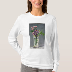 T-shirt Roses de Manet et clématite dans un vase en