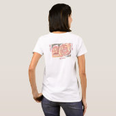 T-shirt Roses de thé du jardin (Dos entier)