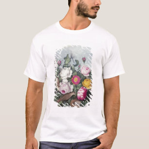T-shirt Roses, 'du temple de Flora