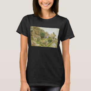 T-shirt Roses et Œillets d'Elgood, Jardin Anglais Vintage