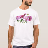 T-shirt Roses minuscules roses (Devant)