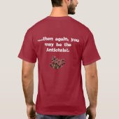 T-shirt Roses morts rouges (Dos)