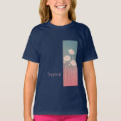 T-shirt Roses, personalized (Devant)