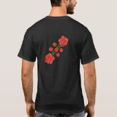 T-shirt roses pour l'âme (Dos)
