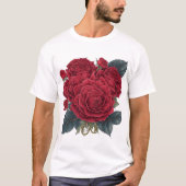 T-shirt roses rouges (Devant)