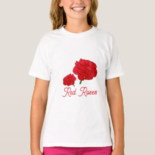T-shirt Roses rouges