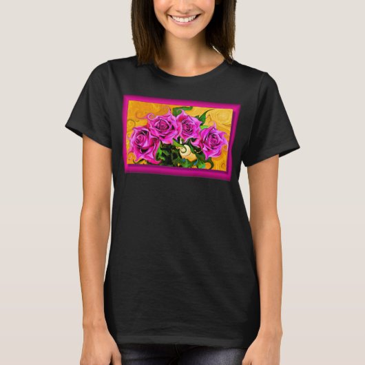 T-shirt Roses sauvages (Devant)