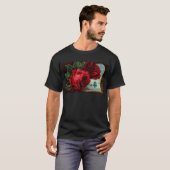 T-shirt Roses vintages et voilier (Devant entier)