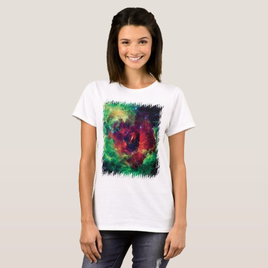 T-shirt Rosetta Nebula NASA Photo spatiale (Devant entier)