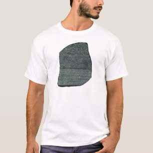 T-shirt Rosetta Stone Hiéroglyphes égyptiens antiques