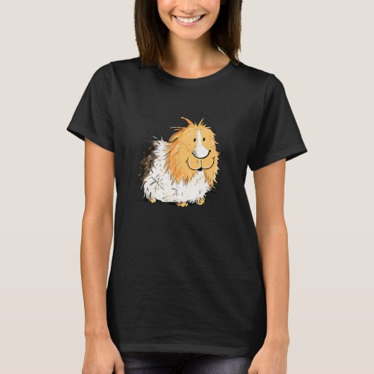 T-shirt Rosette Guinea Pig I Pet Guinea Pig (Devant)
