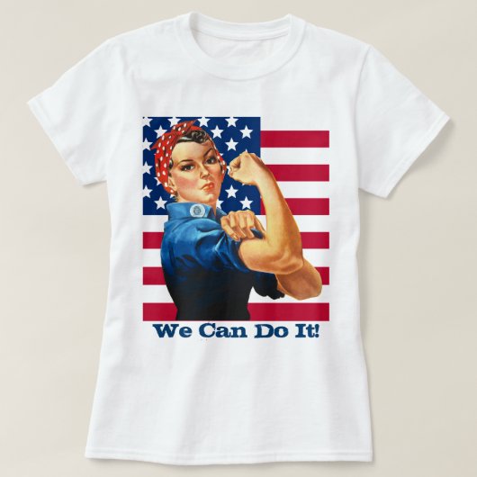 T-shirt Rosie le Riveter (Design devant)