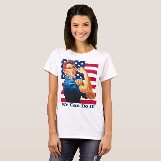T-shirt Rosie le Riveter (Devant entier)