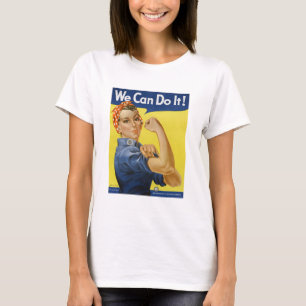 T-shirt Rosie le Riveter Non Identifié Photos Vintages Old
