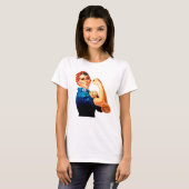 T-shirt Rosie le Riveter Nous pouvons le faire (Devant entier)
