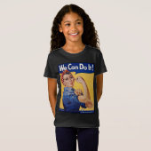 T-Shirt Rosie le Riveter : Une femme forte pour l'autonomi (Devant entier)
