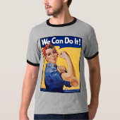 T-shirt Rosie le Riveter : Une femme forte pour l'autonomi (Devant)