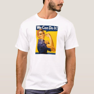 T-shirt Rosie le rivoir nous pouvons le faire vintage