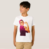 T-shirt Rosie le rivoir - rose de Cancer (Devant entier)