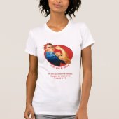 T-shirt ROSIE Rouge classique LE RIVETER (Devant)