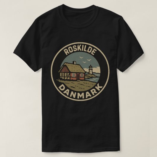 T-shirt Roskilde, Danemark Danmark (Design devant)
