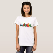 T-shirt Rostock Allemagne Skyline (Devant entier)