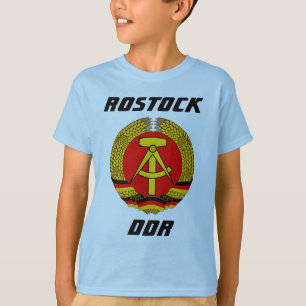 T-shirt Rostock, DDR, Rostock, Allemagne de l'Est socialis