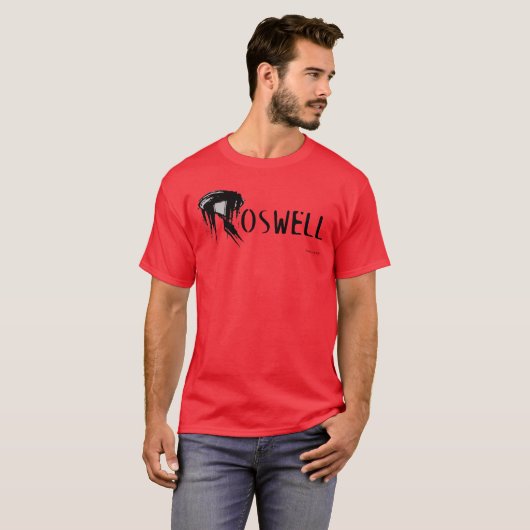 T-shirt Roswell Abstrait (Devant entier)