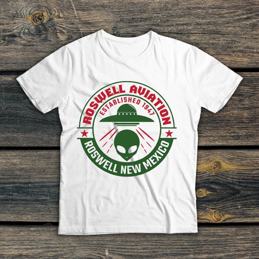 T-shirt Roswell Aviation Fondée en 1947