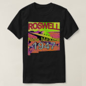 T-shirt Roswell Nouveau-Mexique 1947 s Trippy Cravate psyc (Design devant)