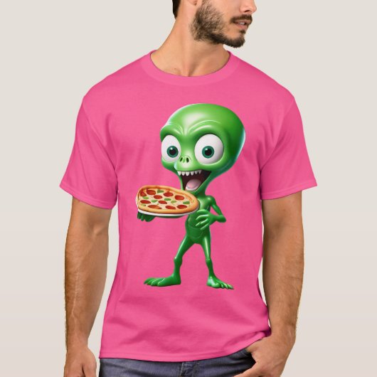 T-shirt Roswell Pizza (Devant)