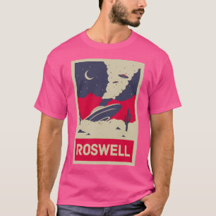 T-shirt Roswell Ufo Crash - Alien Retro