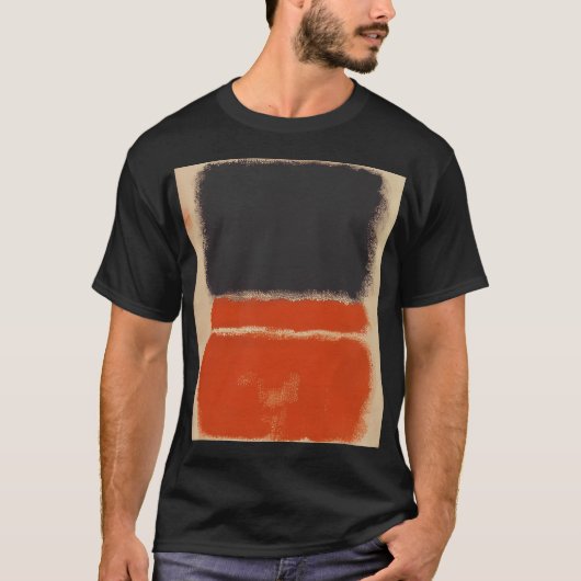 T-shirt Rothko Rouge 1968 de Mark Rothko (Devant)
