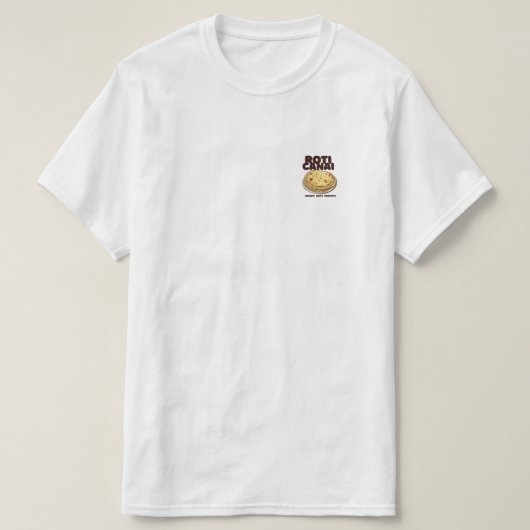 T-shirt Roti canai shirt (Design devant)