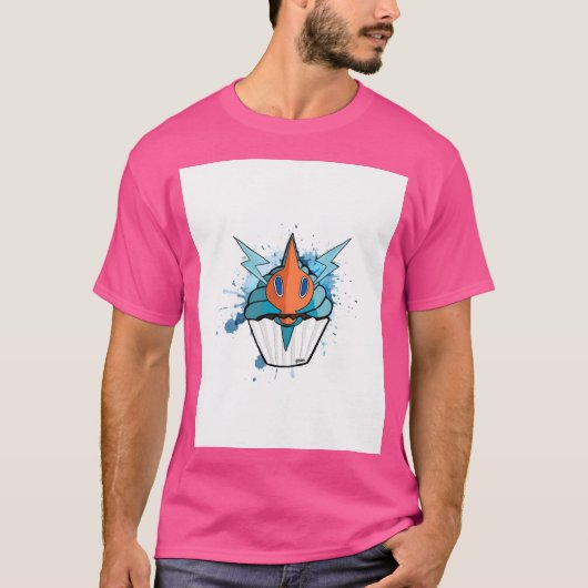 T-shirt Rotom Cupcake (Devant)