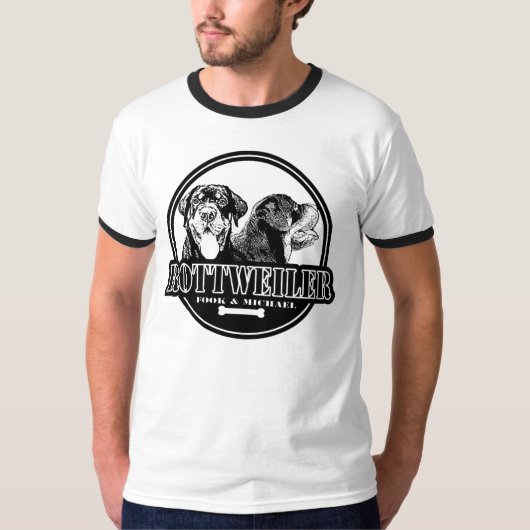 T-shirt rottweiler (Devant)