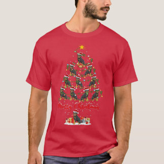 T-shirt Rottweiler Chien Xmas Correspondant Père Noël Rott