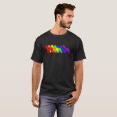 T-shirt Rottweiler d'arc-en-ciel (Devant entier)