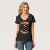 T-shirt Rottweiler de Noël (Devant entier)